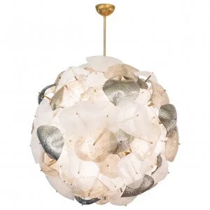 Oversized Chandeliers as a Statement Piece in Living RoomsOversized Chandeliers as a Statement Piece in Living RoomsMercury, Opaline and Pulegoso Glass Chandelier
