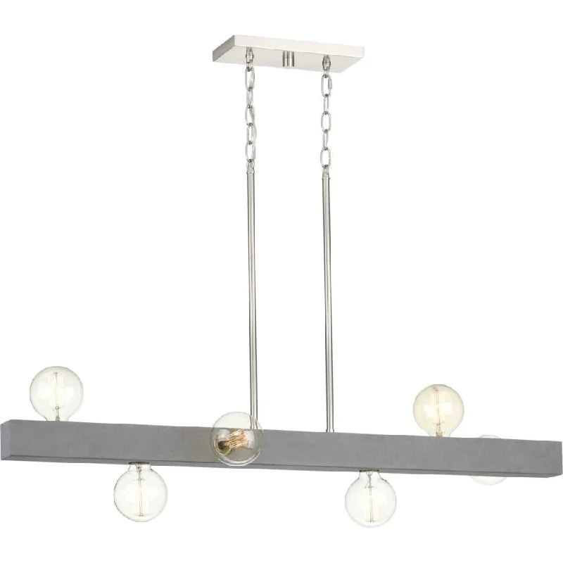 Chandeliers for Living Rooms to Create a Focal PointChandeliers for Living Rooms to Create a Focal PointMill Beam Collection Six-Light Brushed Nickel/Faux Concrete Industrial Style Linear Island Chandelie Chandeliers for Living Rooms to Create a Focal PointChandeliers for Living Rooms to Create a Focal PointMill Beam Collection Six-Light Brushed Nickel/Faux Concrete Industrial Style Linear Island Chandelie