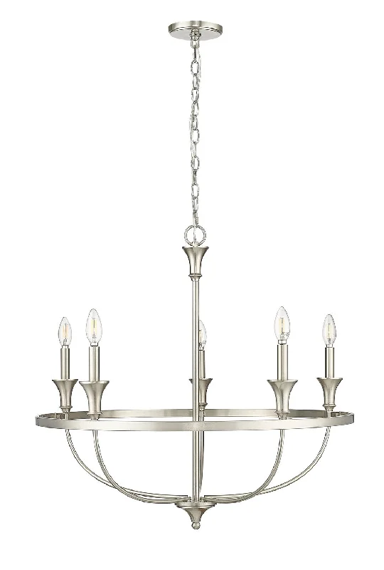 Chandeliers for High Ceilings to Fill Vertical SpaceChandeliers for High Ceilings to Fill Vertical SpaceEmery Five Light Chandelier