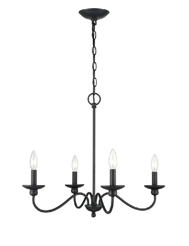 Chandeliers with Metal Frames in Gold FinishChandeliers with Metal Frames in Gold FinishDelvona Four Light Chandelier