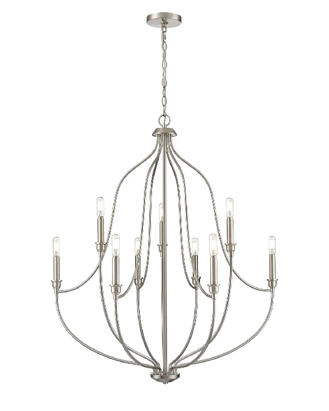 Victorian - Inspired Chandeliers with Ornate DetailsVictorian - Inspired Chandeliers with Ornate DetailsSenoia Nine Light Chandelier