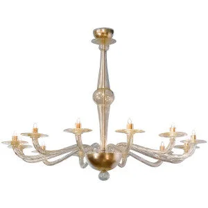 Traditional Brass Chandeliers for Classic InteriorsTraditional Brass Chandeliers for Classic InteriorsModernist Murano Avventurina Glass Chandelier