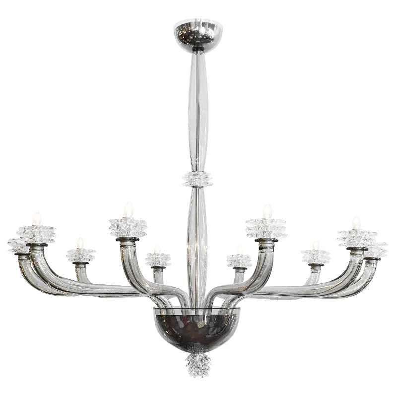 Large Chandeliers for Grand Halls and FoyersLarge Chandeliers for Grand Halls and FoyersMurano Glass Chandelier, Attributed to Barovier Large Chandeliers for Grand Halls and FoyersLarge Chandeliers for Grand Halls and FoyersMurano Glass Chandelier, Attributed to Barovier