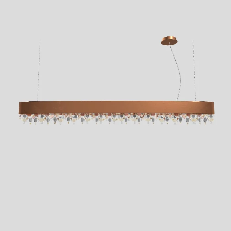 Copper Leaf Frame Copper Pendants-Masiero