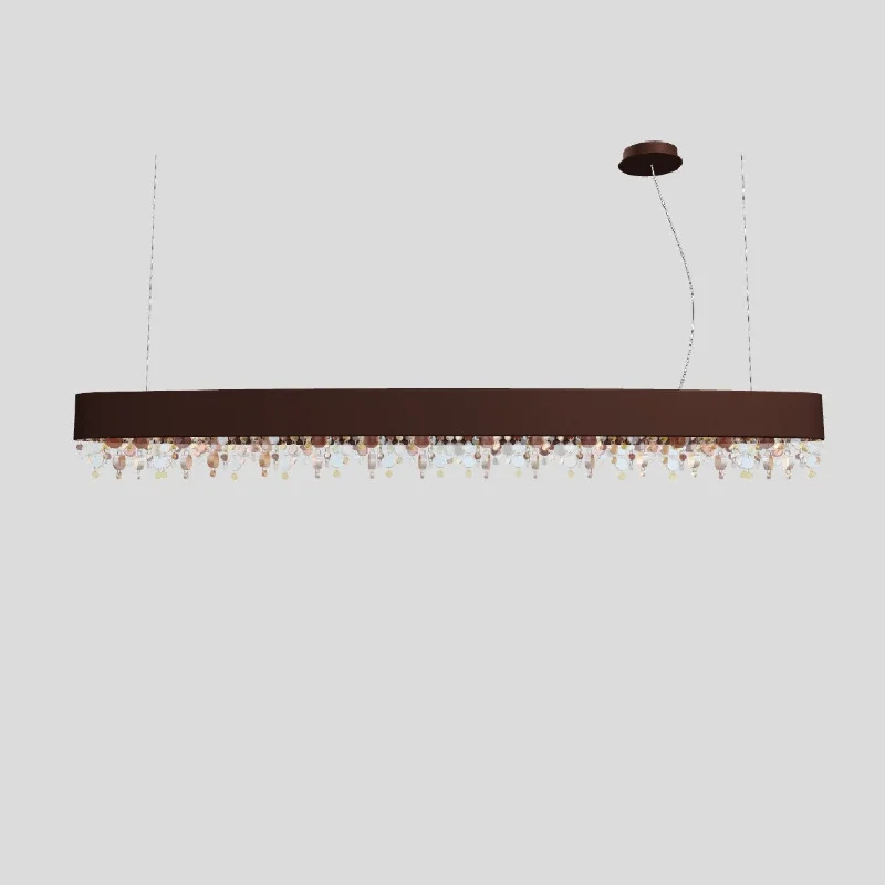Matt Bronze Frame Warm Pendants-Masiero