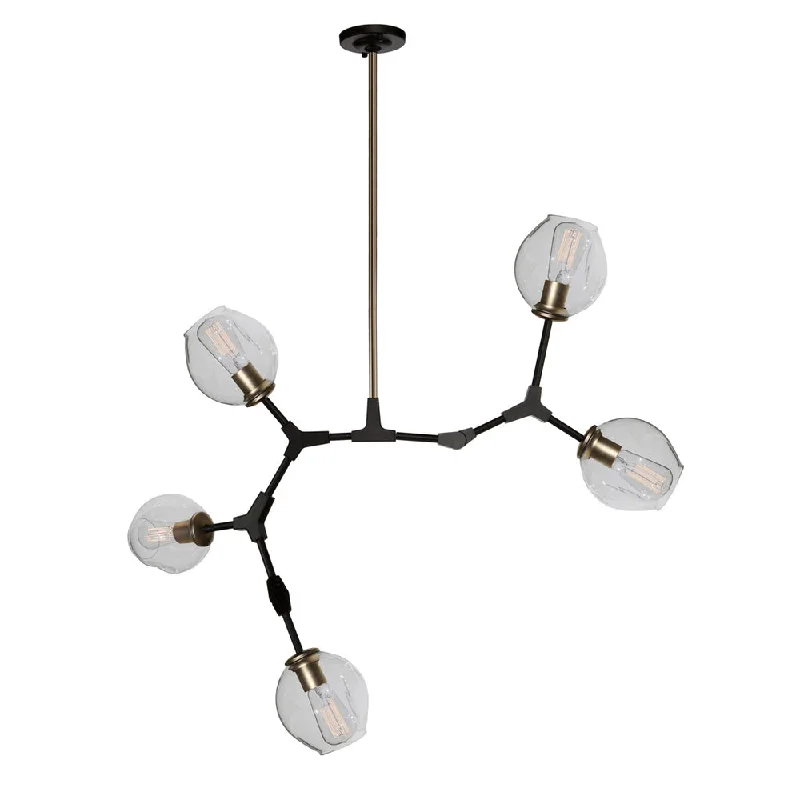 Chandeliers with Adjustable Arms for Directional LightingChandeliers with Adjustable Arms for Directional LightingOrganic 5-Light Chandelier