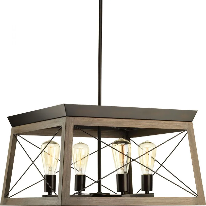 French Country Chandeliers with a Romantic AuraFrench Country Chandeliers with a Romantic AuraP400047-020 4-100W MED Chandelier