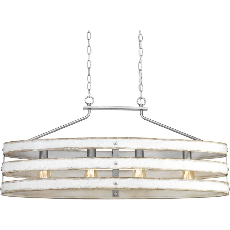 Bohemian - Style Beaded Chandeliers for Eclectic DecorBohemian - Style Beaded Chandeliers for Eclectic DecorP400097-141 4-75W MED ISLAND Chandelier