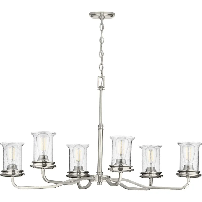 Chandeliers with Metal Frames in Silver FinishChandeliers with Metal Frames in Silver FinishP400207-009 6-60W MED Chandelier Chandeliers with Metal Frames in Silver FinishChandeliers with Metal Frames in Silver FinishP400207-009 6-60W MED Chandelier
