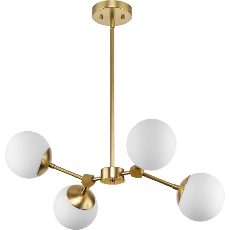 Mid - Century Modern Chandeliers for Vintage AppealMid - Century Modern Chandeliers for Vintage AppealP400307-109 4-L Chandelier Mid - Century Modern Chandeliers for Vintage AppealMid - Century Modern Chandeliers for Vintage AppealP400307-109 4-L Chandelier