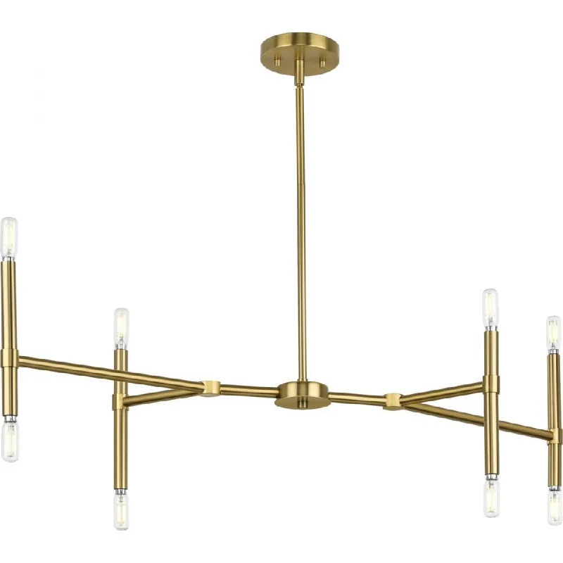 Chandeliers with Metal Frames in Black FinishChandeliers with Metal Frames in Black FinishP400338-191 8-L LINEAR CHAND Chandeliers with Metal Frames in Black FinishChandeliers with Metal Frames in Black FinishP400338-191 8-L LINEAR CHAND