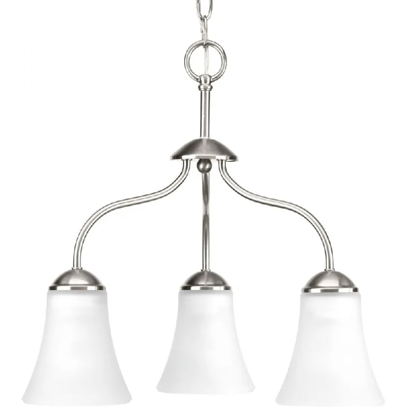 Chandeliers with Metal Frames in Black FinishChandeliers with Metal Frames in Black FinishP4762-09 3-100W MED Chandelier