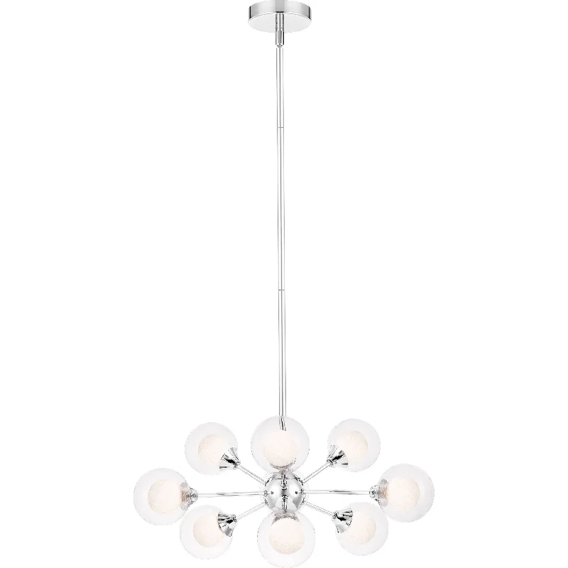 Bohemian - Style Beaded Chandeliers for Eclectic DecorBohemian - Style Beaded Chandeliers for Eclectic DecorSpellbound - 9 lgt chandelier chrome - PCSB5009C