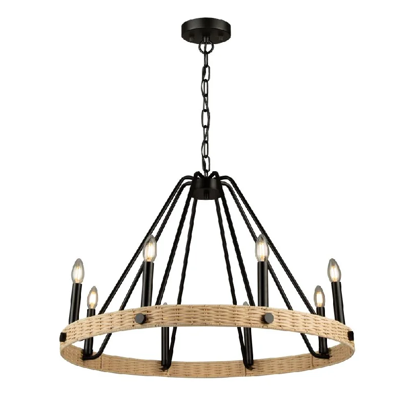 Chandeliers for Dining Rooms to Set the Mood for MealsChandeliers for Dining Rooms to Set the Mood for MealsPerris 8 Light Chandelier Black