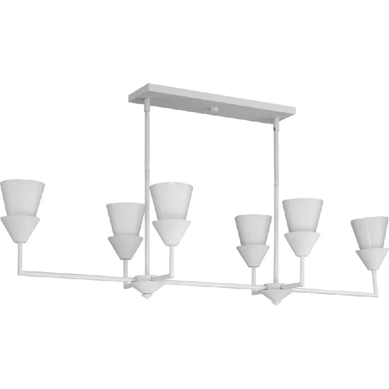 Chandeliers for Dining Rooms to Set the Mood for MealsChandeliers for Dining Rooms to Set the Mood for MealsPinellas Collection Six-Light White Plaster Contemporary Linear Light Chandeliers for Dining Rooms to Set the Mood for MealsChandeliers for Dining Rooms to Set the Mood for MealsPinellas Collection Six-Light White Plaster Contemporary Linear Light