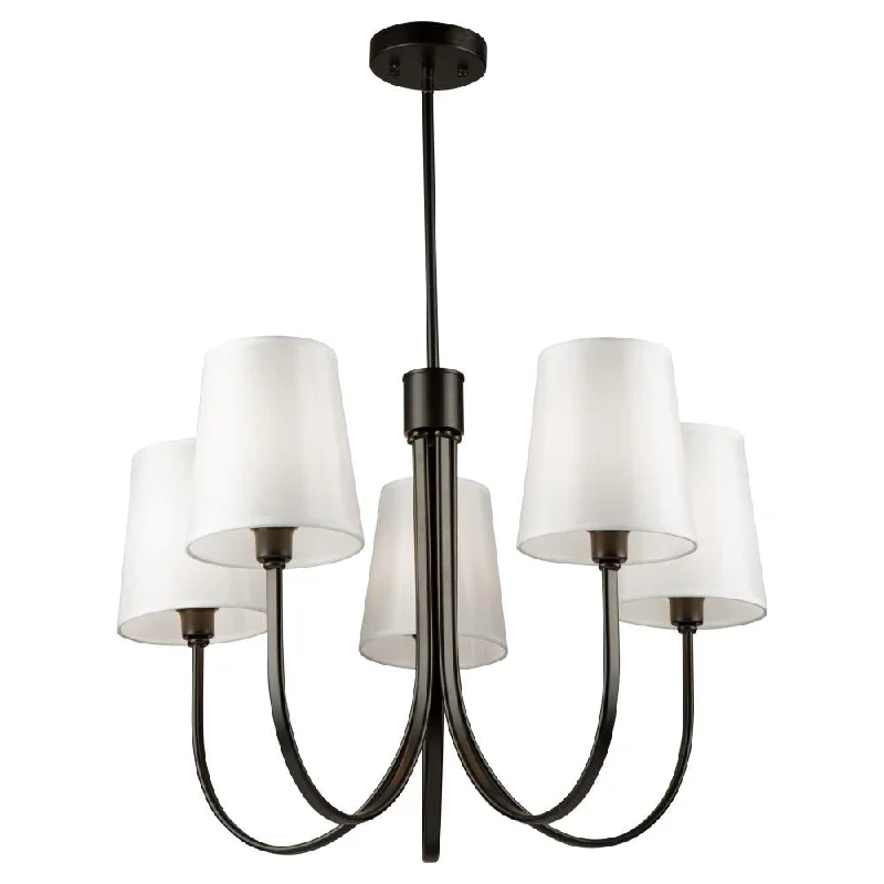 Incandescent Chandeliers for a Warm and Traditional GlowIncandescent Chandeliers for a Warm and Traditional GlowRhythm 5 Light Chandelier Black