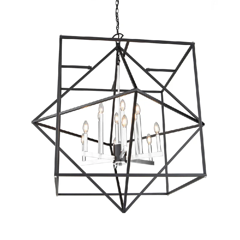 Incandescent Chandeliers for a Warm and Traditional GlowIncandescent Chandeliers for a Warm and Traditional GlowRoxton 12 Light Chandelier (Matte Black & Polished Nickel) Incandescent Chandeliers for a Warm and Traditional GlowIncandescent Chandeliers for a Warm and Traditional GlowRoxton 12 Light Chandelier (Matte Black & Polished Nickel)