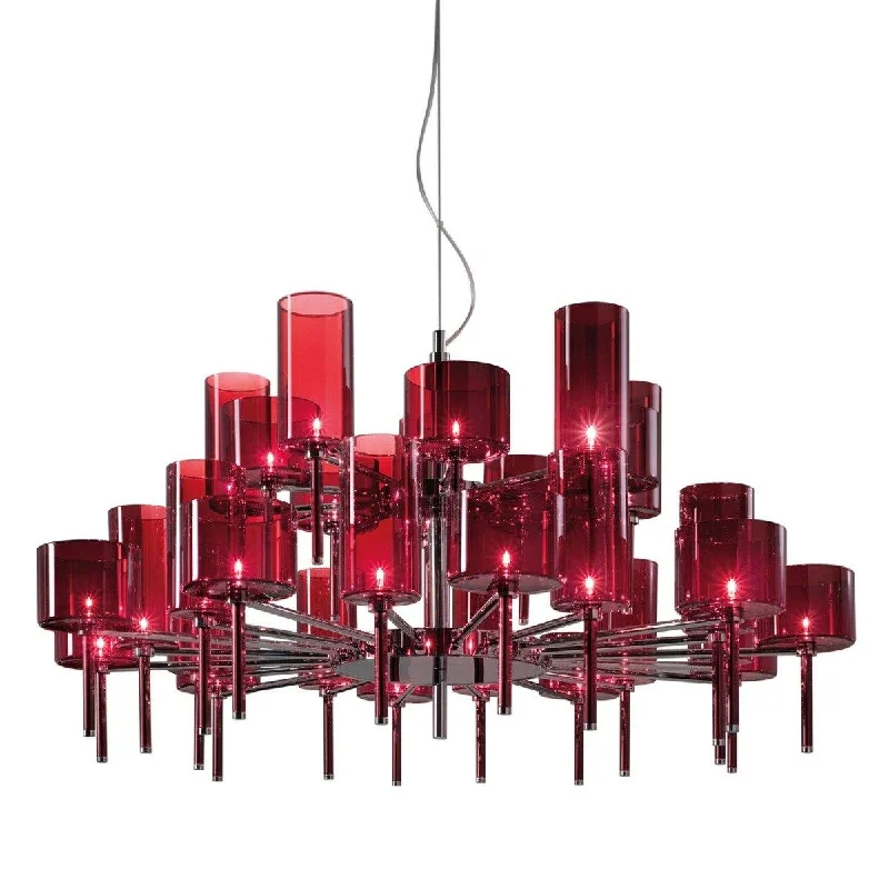 Chandeliers with Metal Frames in Bronze FinishChandeliers with Metal Frames in Bronze FinishSpillray 30 Chandelier