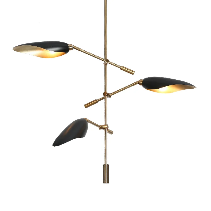 Mid - Century Modern Chandeliers for Vintage AppealMid - Century Modern Chandeliers for Vintage AppealToltehcwe 3-Light Large Black Chandelier Mid - Century Modern Chandeliers for Vintage AppealMid - Century Modern Chandeliers for Vintage AppealToltehcwe 3-Light Large Black Chandelier