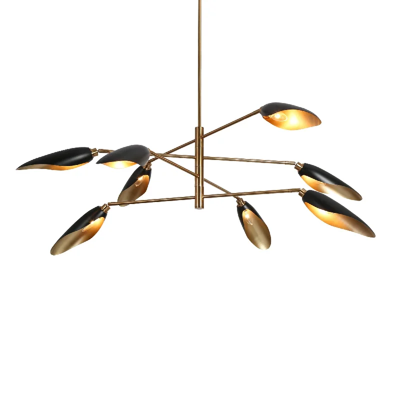 Bohemian - Style Beaded Chandeliers for Eclectic DecorBohemian - Style Beaded Chandeliers for Eclectic DecorToltehcwe 8-Light Oversized Black Chandelier Bohemian - Style Beaded Chandeliers for Eclectic DecorBohemian - Style Beaded Chandeliers for Eclectic DecorToltehcwe 8-Light Oversized Black Chandelier