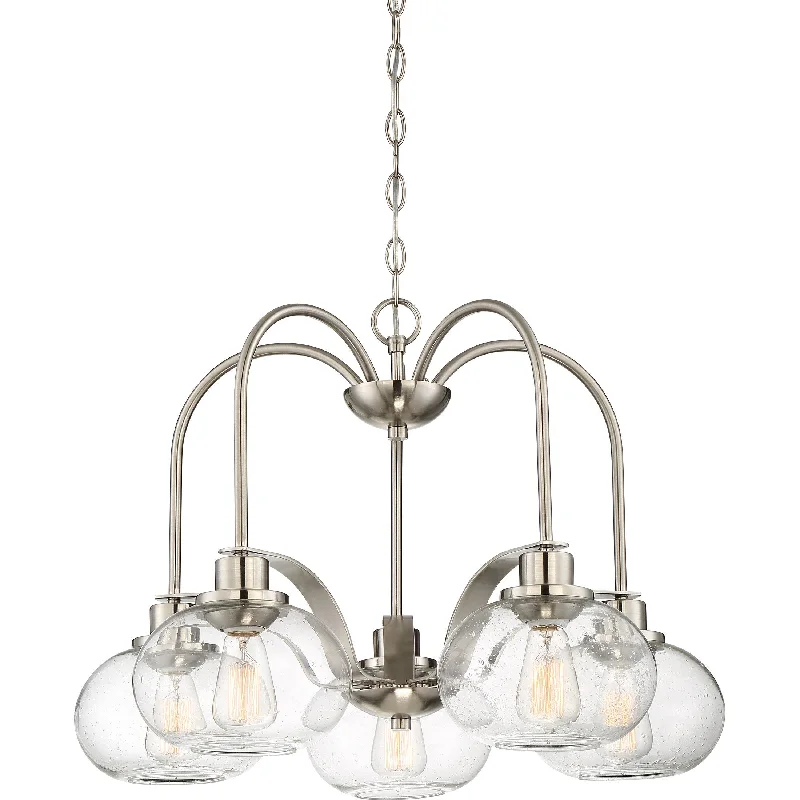 Chandeliers for Dining Rooms to Set the Mood for MealsChandeliers for Dining Rooms to Set the Mood for MealsTrilogy - Chandelier 5 lgt brsh nikl - TRG5105BN