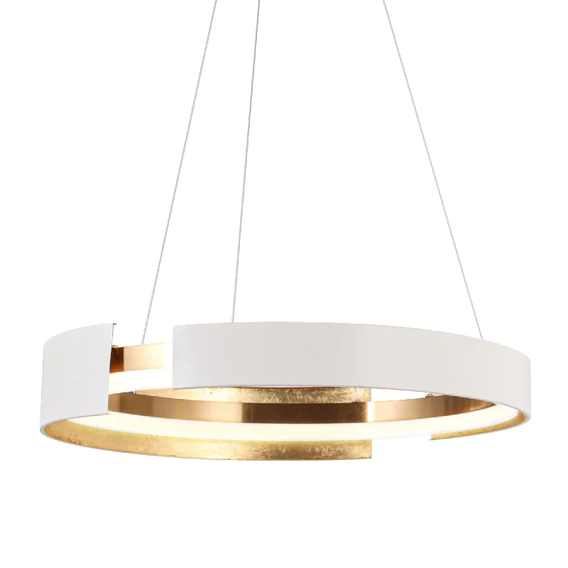 Chandeliers with Metal Frames in Gold FinishChandeliers with Metal Frames in Gold FinishWelntscpia 1-Light Small Gold LED Chandelier