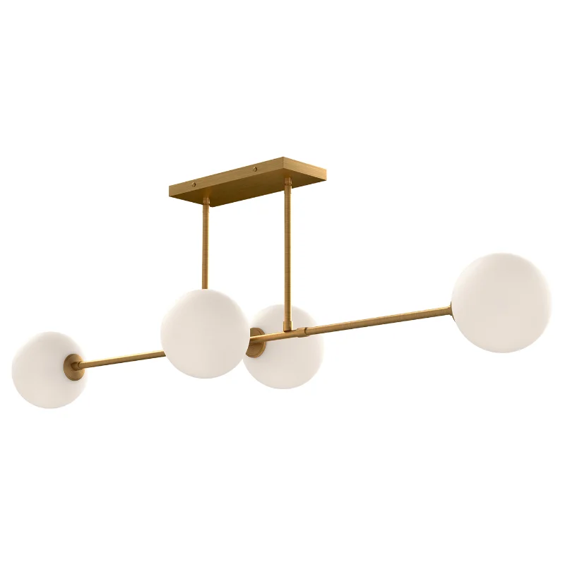 Retro Ceiling Lights Inspired by the 1950s and 1960s DesignRetro Ceiling Lights Inspired by the 1950s and 1960s DesignAlora Mood LP549448 Cassia 4-lt 48" Linear Pendant Retro Ceiling Lights Inspired by the 1950s and 1960s DesignRetro Ceiling Lights Inspired by the 1950s and 1960s DesignAlora Mood LP549448 Cassia 4-lt 48" Linear Pendant