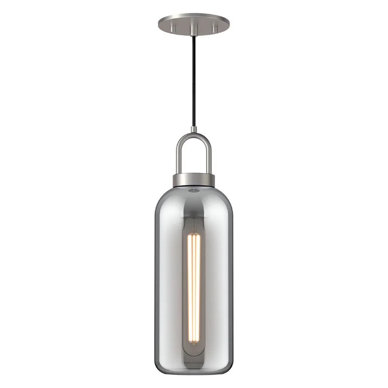 African - Inspired Ceiling Lights with Tribal Patterns and Natural MaterialsAfrican - Inspired Ceiling Lights with Tribal Patterns and Natural MaterialsAlora Mood PD401505 Soji 1-lt 5" Pendant