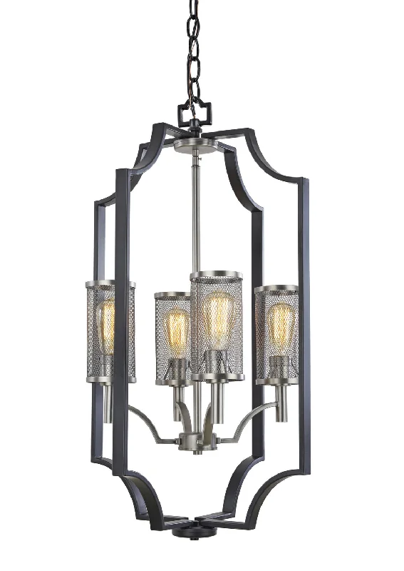 Bohemian Ceiling Lights with Beads, Tassels, and Colorful GlassBohemian Ceiling Lights with Beads, Tassels, and Colorful GlassArtcraft Oxford AC10494 Pendant Light - Matte Black & Antique Nickel