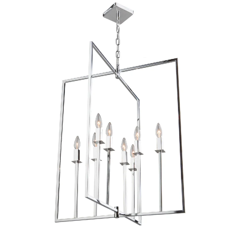 Indian - Themed Ceiling Lights with Intricate Filigree and Mirror WorkIndian - Themed Ceiling Lights with Intricate Filigree and Mirror WorkArtcraft Allston AC10722CH Pendant Light - Chrome