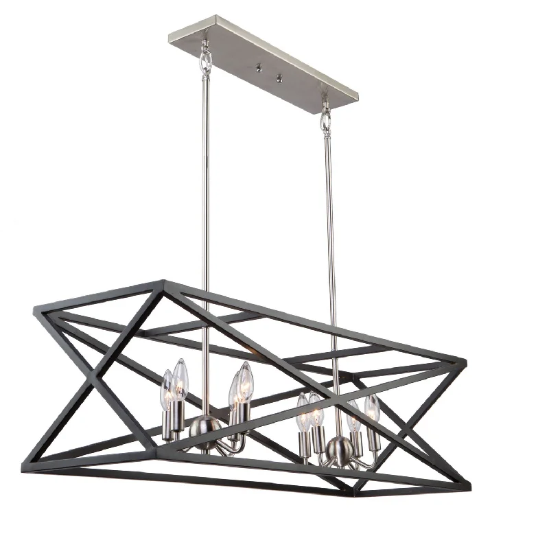 African - Inspired Ceiling Lights with Tribal Patterns and Natural MaterialsAfrican - Inspired Ceiling Lights with Tribal Patterns and Natural MaterialsArtcraft Elements AC11045 Pendant Light - Black & Polished Nickel African - Inspired Ceiling Lights with Tribal Patterns and Natural MaterialsAfrican - Inspired Ceiling Lights with Tribal Patterns and Natural MaterialsArtcraft Elements AC11045 Pendant Light - Black & Polished Nickel