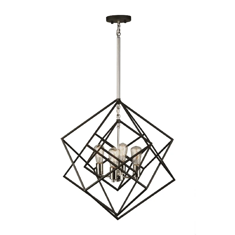 Tropical - Themed Ceiling Lights with Palm - Leaf Shapes and Rattan WrapsTropical - Themed Ceiling Lights with Palm - Leaf Shapes and Rattan WrapsArtcraft Artistry AC11114PN Pendant Light - Polished Nickel