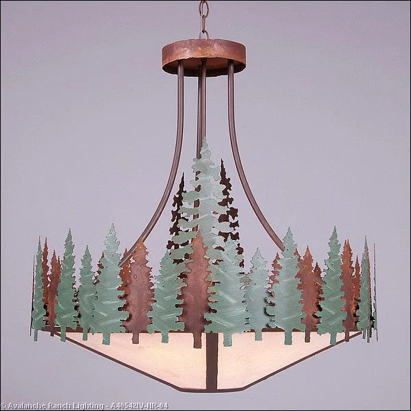 African - Inspired Ceiling Lights with Tribal Patterns and Natural MaterialsAfrican - Inspired Ceiling Lights with Tribal Patterns and Natural MaterialsAvalanche Ranch Crestline-Pine Tree A40542IV-HR-04 Pendant Light - Pine Green/Rust Patina African - Inspired Ceiling Lights with Tribal Patterns and Natural MaterialsAfrican - Inspired Ceiling Lights with Tribal Patterns and Natural MaterialsAvalanche Ranch Crestline-Pine Tree A40542IV-HR-04 Pendant Light - Pine Green/Rust Patina