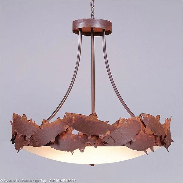 African - Inspired Ceiling Lights with Tribal Patterns and Natural MaterialsAfrican - Inspired Ceiling Lights with Tribal Patterns and Natural MaterialsAvalanche Ranch Crestline-Salmon A40561AF-HR-02 Pendant Light - Rust Patina African - Inspired Ceiling Lights with Tribal Patterns and Natural MaterialsAfrican - Inspired Ceiling Lights with Tribal Patterns and Natural MaterialsAvalanche Ranch Crestline-Salmon A40561AF-HR-02 Pendant Light - Rust Patina