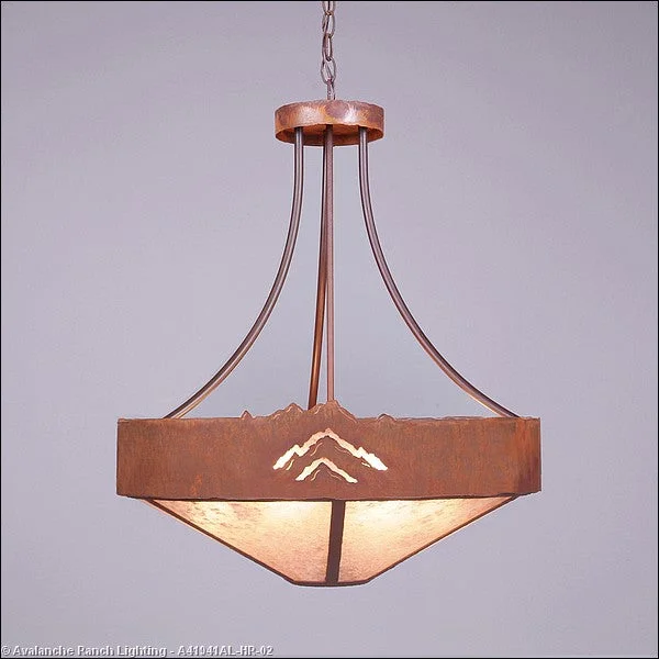 Glass Ceiling Lights with Frosted, Colored, or Etched GlassGlass Ceiling Lights with Frosted, Colored, or Etched GlassAvalanche Ranch Ridgemont-Mountain Cutout A41941AL-HR-02 Pendant Light - Rust Patina Glass Ceiling Lights with Frosted, Colored, or Etched GlassGlass Ceiling Lights with Frosted, Colored, or Etched GlassAvalanche Ranch Ridgemont-Mountain Cutout A41941AL-HR-02 Pendant Light - Rust Patina