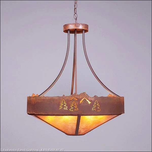 Gothic Ceiling Lights with Dark Metalwork and Pointed ArchesGothic Ceiling Lights with Dark Metalwork and Pointed ArchesAvalanche Ranch Ridgemont-Mountain-Pine Cutout A41945AM-HR-02 Pendant Light - Rust Patina Gothic Ceiling Lights with Dark Metalwork and Pointed ArchesGothic Ceiling Lights with Dark Metalwork and Pointed ArchesAvalanche Ranch Ridgemont-Mountain-Pine Cutout A41945AM-HR-02 Pendant Light - Rust Patina