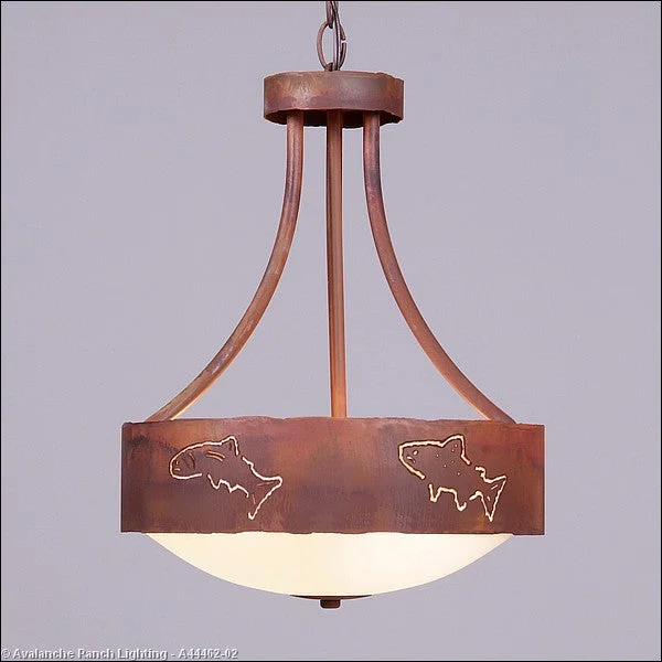 Contemporary Ceiling Lights with Unique, Abstract ShapesContemporary Ceiling Lights with Unique, Abstract ShapesAvalanche Ranch Ridgemont-Fish Cutout A44462-02 Pendant Light - Rust Patina Contemporary Ceiling Lights with Unique, Abstract ShapesContemporary Ceiling Lights with Unique, Abstract ShapesAvalanche Ranch Ridgemont-Fish Cutout A44462-02 Pendant Light - Rust Patina