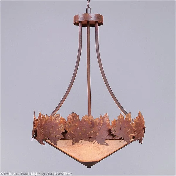 Retro Ceiling Lights Inspired by the 1950s and 1960s DesignRetro Ceiling Lights Inspired by the 1950s and 1960s DesignAvalanche Ranch Crestline-Maple Leaf A44805IV-HR-02 Pendant Light - Rust Patina Retro Ceiling Lights Inspired by the 1950s and 1960s DesignRetro Ceiling Lights Inspired by the 1950s and 1960s DesignAvalanche Ranch Crestline-Maple Leaf A44805IV-HR-02 Pendant Light - Rust Patina
