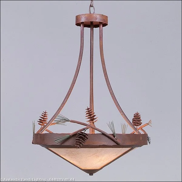 Tropical - Themed Ceiling Lights with Palm - Leaf Shapes and Rattan WrapsTropical - Themed Ceiling Lights with Palm - Leaf Shapes and Rattan WrapsAvalanche Ranch Crestline-Pine Cone A44820IV-HR-04 Pendant Light - Pine Green/Rust Patina Tropical - Themed Ceiling Lights with Palm - Leaf Shapes and Rattan WrapsTropical - Themed Ceiling Lights with Palm - Leaf Shapes and Rattan WrapsAvalanche Ranch Crestline-Pine Cone A44820IV-HR-04 Pendant Light - Pine Green/Rust Patina