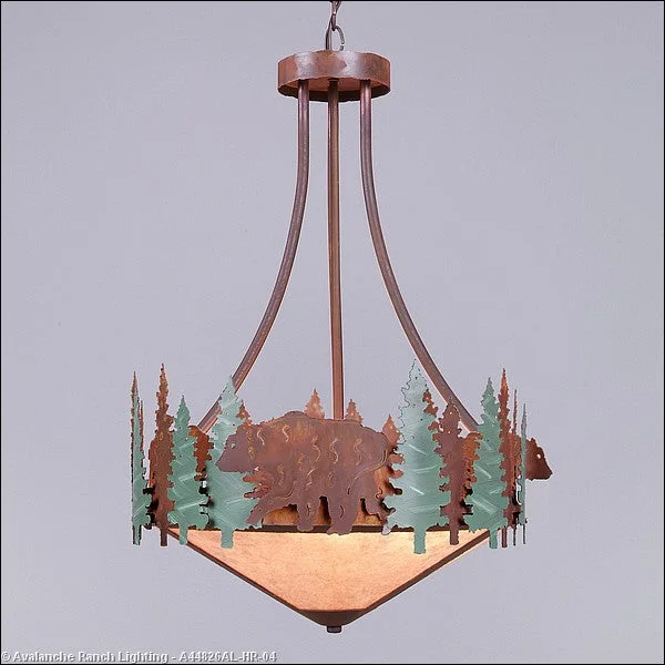 Indian - Themed Ceiling Lights with Intricate Filigree and Mirror WorkIndian - Themed Ceiling Lights with Intricate Filigree and Mirror WorkAvalanche Ranch Crestline-Bear A44826AL-HR-04 Pendant Light - Pine Green/Rust Patina Indian - Themed Ceiling Lights with Intricate Filigree and Mirror WorkIndian - Themed Ceiling Lights with Intricate Filigree and Mirror WorkAvalanche Ranch Crestline-Bear A44826AL-HR-04 Pendant Light - Pine Green/Rust Patina