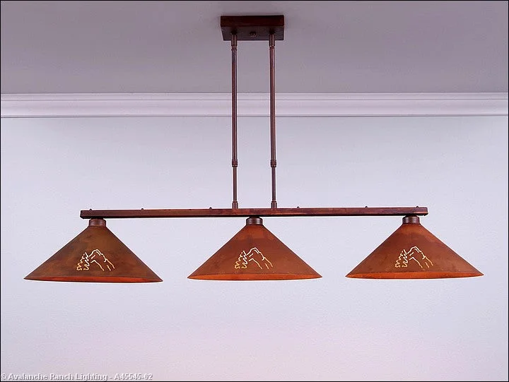 Metal Ceiling Lights in Brass, Copper, Stainless Steel, and IronMetal Ceiling Lights in Brass, Copper, Stainless Steel, and IronAvalanche Ranch Canyon-Mountain-Pine Cutout A45545-02 Pendant Light - Rust Patina Metal Ceiling Lights in Brass, Copper, Stainless Steel, and IronMetal Ceiling Lights in Brass, Copper, Stainless Steel, and IronAvalanche Ranch Canyon-Mountain-Pine Cutout A45545-02 Pendant Light - Rust Patina
