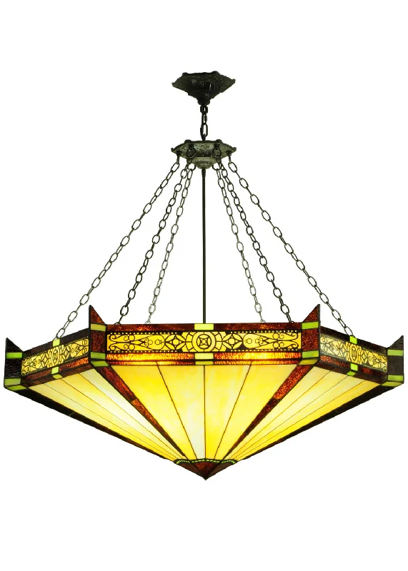 Glass Ceiling Lights with Frosted, Colored, or Etched GlassGlass Ceiling Lights with Frosted, Colored, or Etched GlassFour Light Pendant