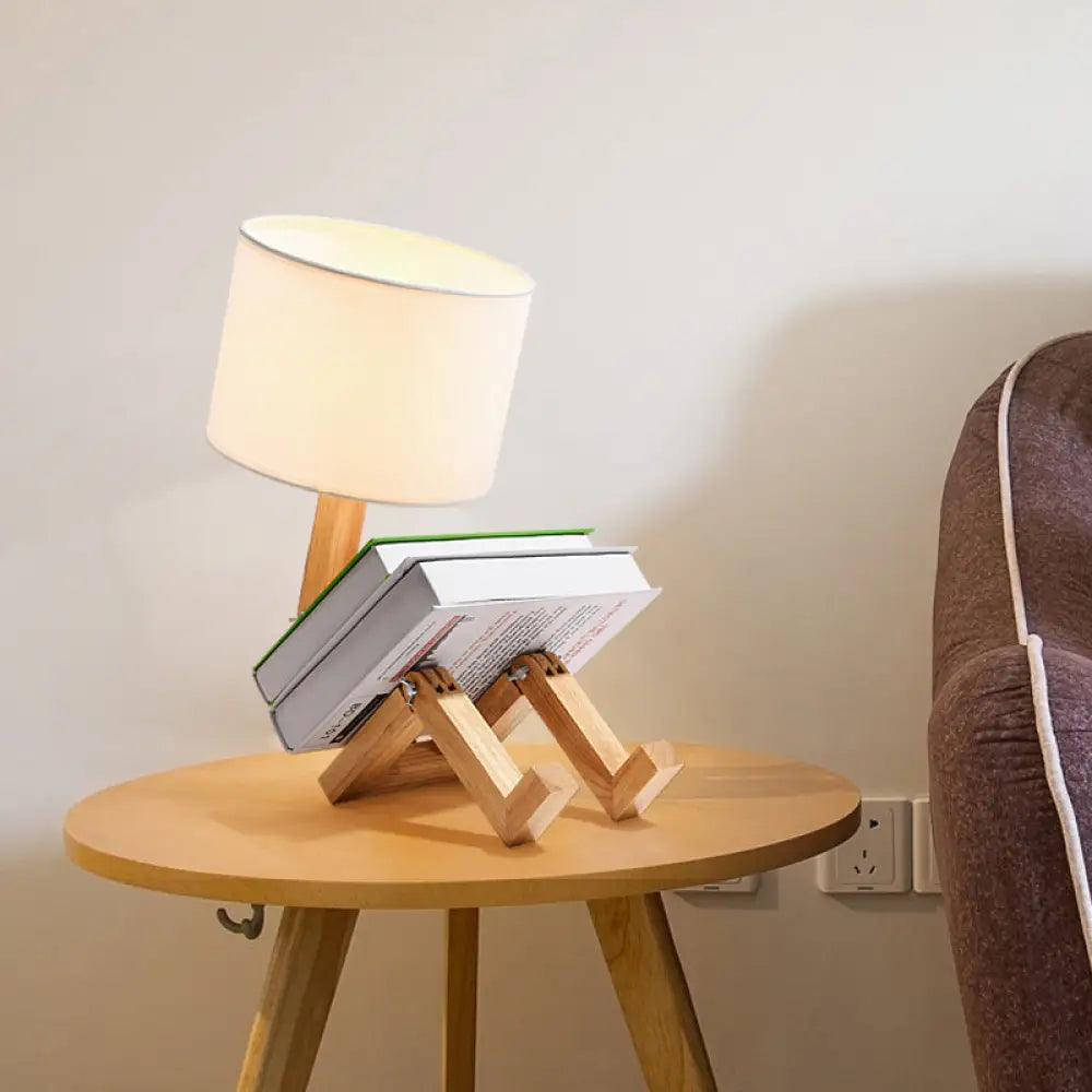 victorian style table lamps with ornate details for traditional homesvictorian style table lamps with ornate details for traditional homesModern Wood Desk Lamp with Robot Design and Adjustable Cylinder Shade in White for Bedside or Desk Use