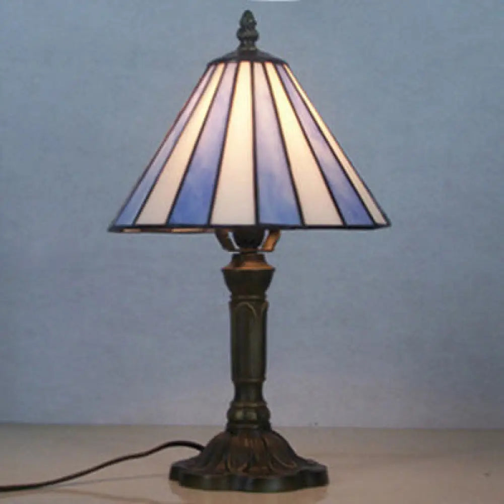 victorian style table lamps with ornate details for traditional homesvictorian style table lamps with ornate details for traditional homesBlue Tiffany Style Glass Desk Lamp - Simple and Elegant Bedroom Lighting Solution