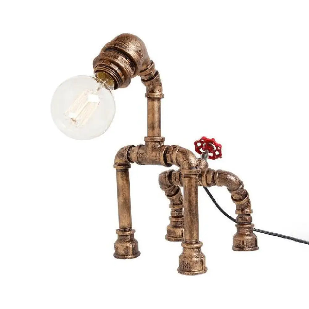 art deco table lamps with geometric shapes for a retro touchart deco table lamps with geometric shapes for a retro touchIndustrial Black/Bronze Wrought Iron Dog Table Lamp - 1-Light Water Pipe Design for Restaurants