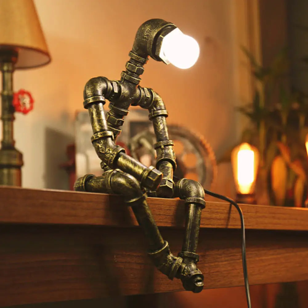 asian inspired table lamps with bamboo accents for a zen atmosphereasian inspired table lamps with bamboo accents for a zen atmosphereIndustrial Style Metal Robot Table Light with Antique Bronze Finish - Ideal for Bedroom