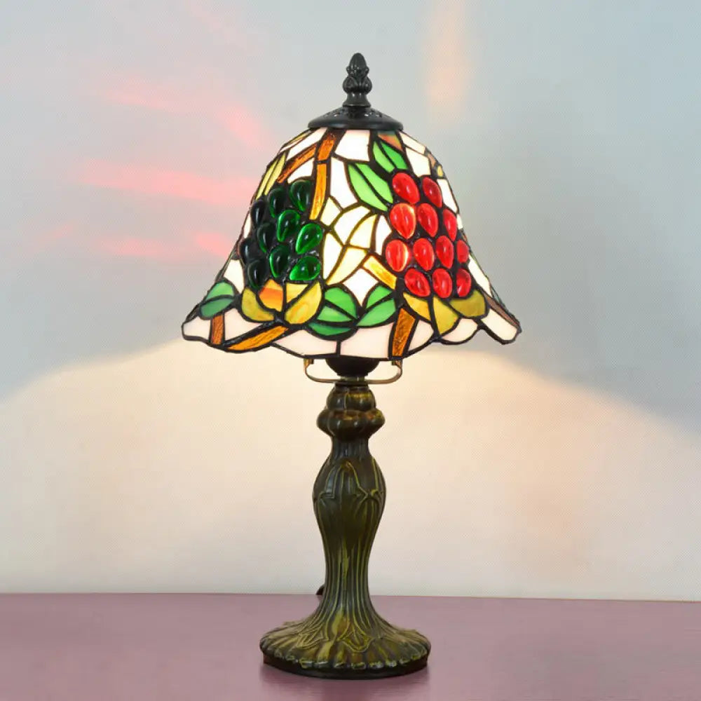 wooden table lamps with natural grain for a warm and organic feelwooden table lamps with natural grain for a warm and organic feelTiffany Stained Glass Table Lamp: Bell Table Lighting with 1 Bulb for Living Room