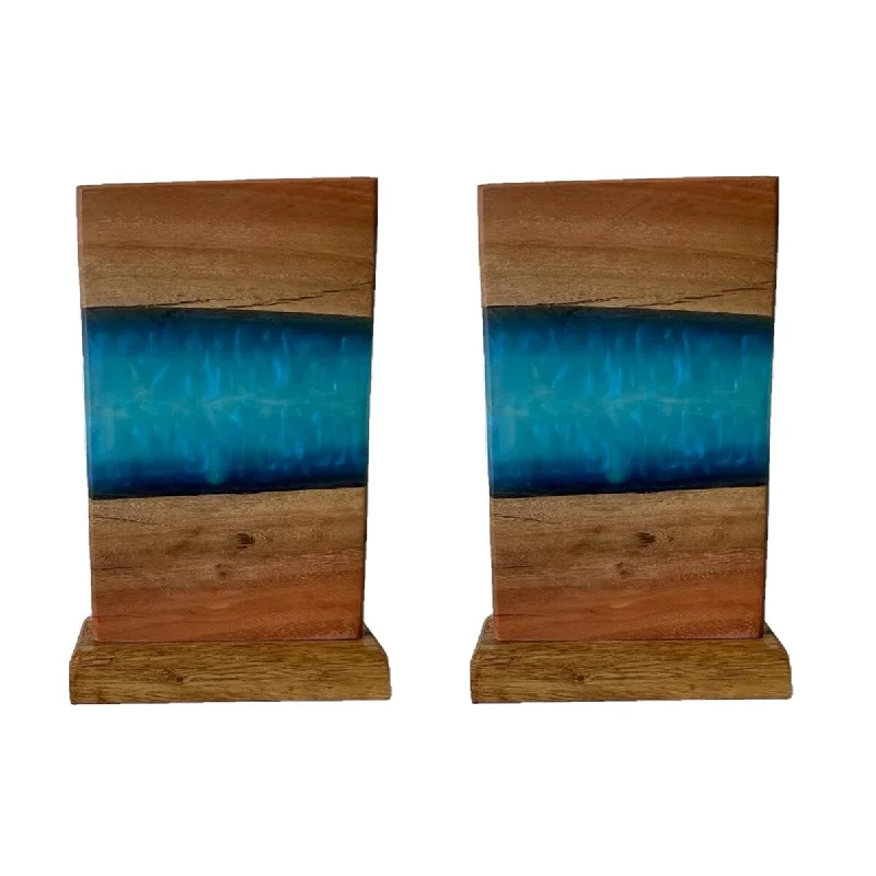 Brown, Blue (Set of 2)