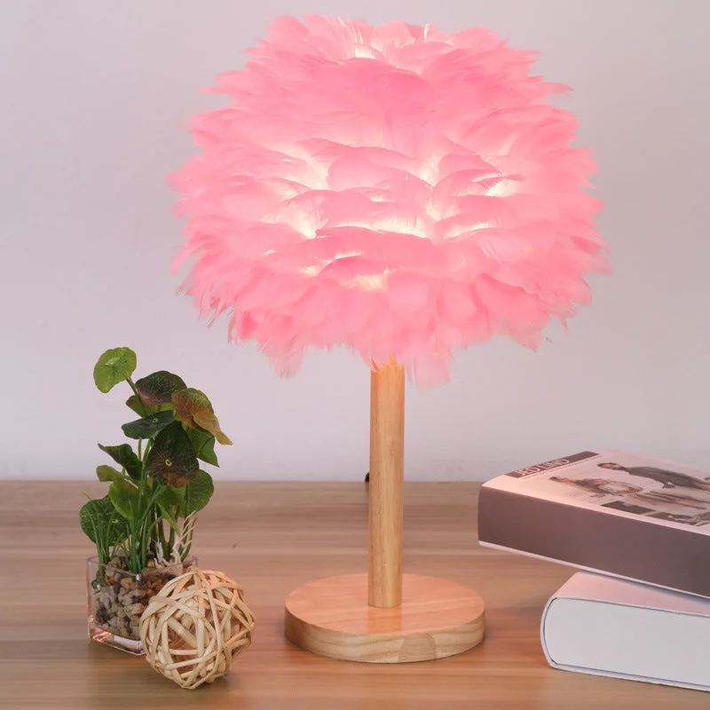 rustic farmhouse table lamps for cozy kitchensrustic farmhouse table lamps for cozy kitchensNordic Feather Dome Nightstand Light - Pink/White/Grey with Wood Pole rustic farmhouse table lamps for cozy kitchensrustic farmhouse table lamps for cozy kitchensNordic Feather Dome Nightstand Light - Pink/White/Grey with Wood Pole