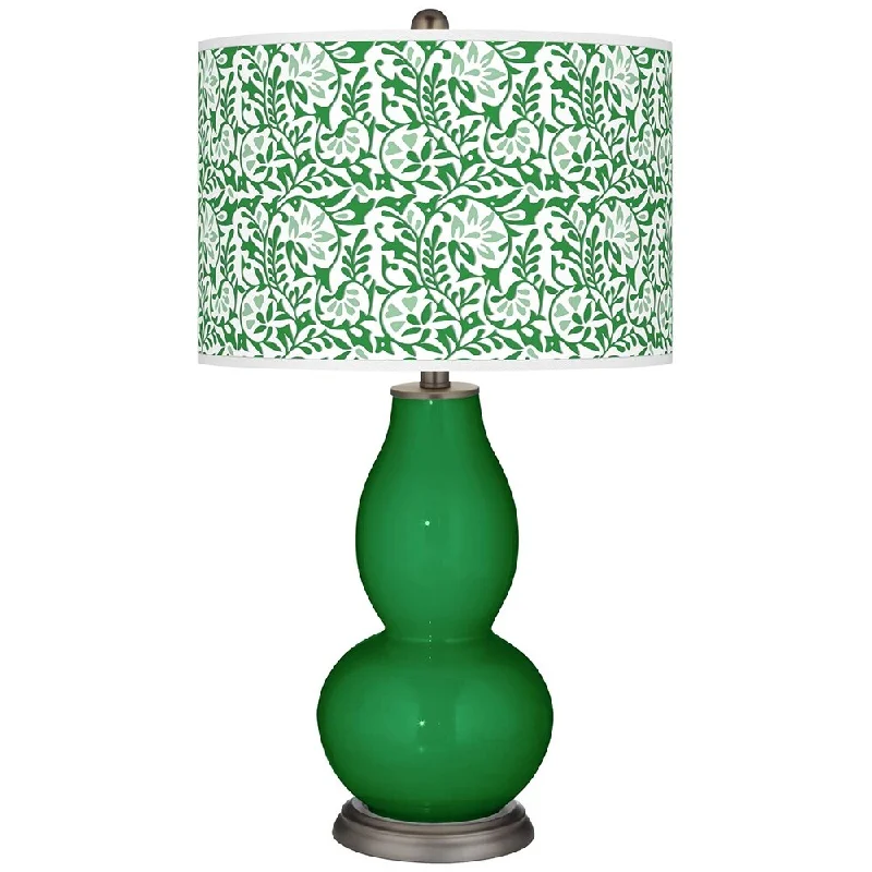 wooden table lamps with natural grain for a warm and organic feelwooden table lamps with natural grain for a warm and organic feelEnvy Gardenia Double Gourd Table Lamp - 16" x 29"